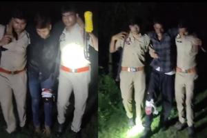 बरेली: कुआंडांडा मोड़ के पास पुलिस मुठभेड़ में दो लुटेरे गिरफ्तार, बदमाशों के पैर में लगी गोली