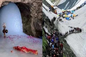 Amarnath Yatra 2024: जम्मू से 4,800 से अधिक तीर्थयात्रियों का जत्था अमरनाथ गुफा मंदिर के लिए रवाना 