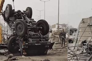 पंजाब: जालंधर में सेना के वाहन को ट्रक ने मारी टक्कर, 5 जवान घायल