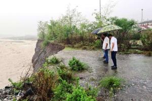 हल्द्वानी: गौला नदी का जलस्तर बढ़ने से क्रिकेट स्टेडियम खतरे की जद में