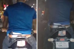 Kanpur: कमर में खुली पिस्टल लगाकर शहर में फर्राटा भरता रहा बाइक सवार, वीडियो वायरल-फिर हुआ ये