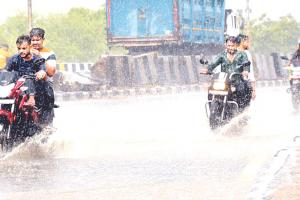 कानपुर में हुई झमाझम बारिश: सीसामऊ नाला ओवरफ्लो...जगह-जगह हुआ जलभराव, गर्मी से लोगों को मिली राहत