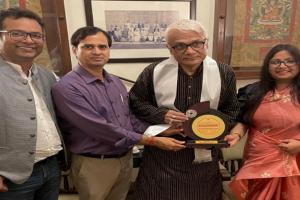 लखनऊ: भारत के प्रथम राष्ट्रपति डॉक्टर राजेंद्र प्रसाद के प्रपौत्र डॉ. अशोक को मिला यह विशेष सम्मान