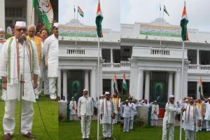 लखनऊ: प्रदेश कांग्रेस मुख्यालय में मनाया गया स्वतंत्रता दिवस, अजय राय ने किया ध्वजारोहण