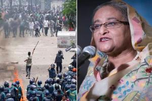 Bangladesh Violence : बांग्लादेश में तख्तापलट, गाजियाबाद के हिंडन एयरबेस पर लैंड हुआ शेख हसीना का विमान 