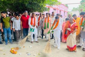 रक्तदान व स्वच्छता अभियान से हुई सेवा पखवाड़ा की शुरुआत