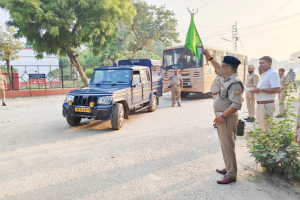 बाराबंकी: शांत माहौल में उपचुनाव कराएंगे पीएसी जवान, सेनानायक ने जवानों को किया ब्रीफ 