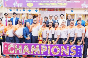 Volleyball Tournament: जयपुर को हरा कर तिरुवनंतपुरम बना चैंपियन, आज होगा सेमीफाइनल