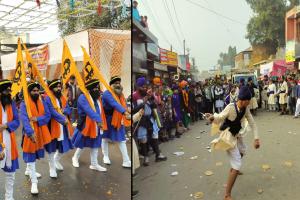 रामपुर : गुरु गोविंद सिंह के प्रकाश पर्व पर निकाला नगर कीर्तन, युवकों ने दिखाए हैरतअंगेज करतब