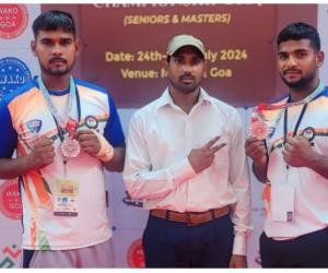 National kick boxing championship: गोवा में लहराया अयोध्या का परचम, अंकित व संजय ने जीता सिल्वर मेडल 